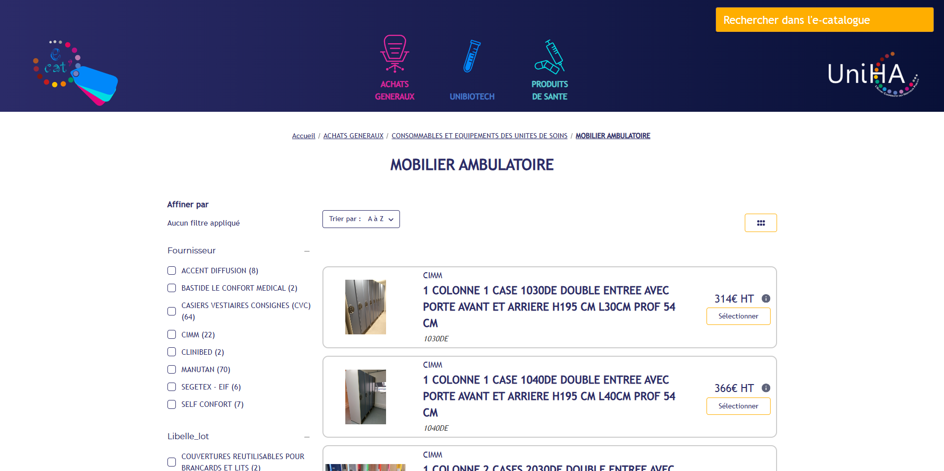 Mobilier ambulatoire 