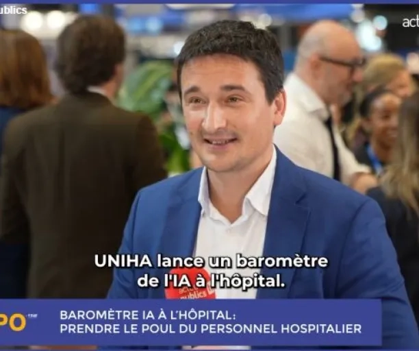 Un baromètre UniHA - CAIH en partenariat avec Acteurs Publics et l’Ifop pour mesurer les usages et l’impact de l’intelligence artificielle à l’hôpital 